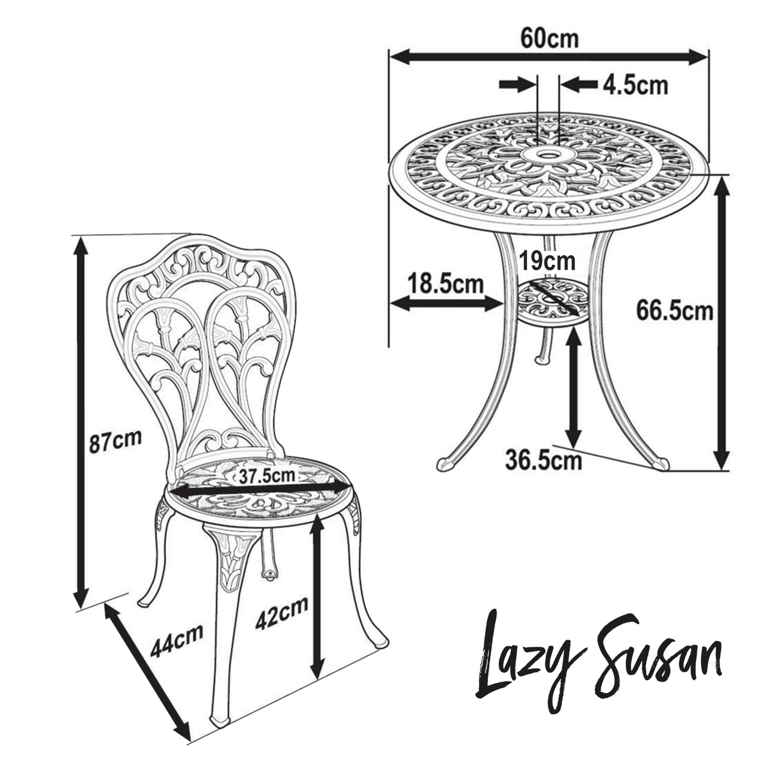 TULIP Bistro Set (2 Personen Set)