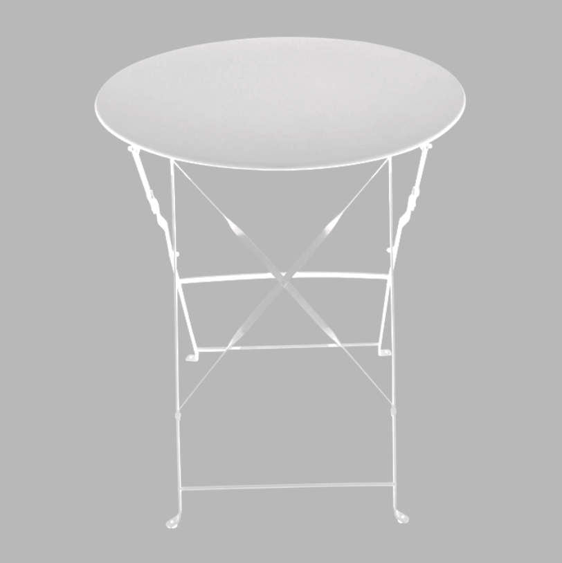 ALESSIA Bistro Set (Tisch mit 2 StÃ¼hlen) - WeiÃŸ