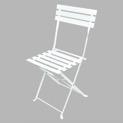 ALESSIA Bistro Set (Tisch mit 2 StÃ¼hlen) - WeiÃŸ