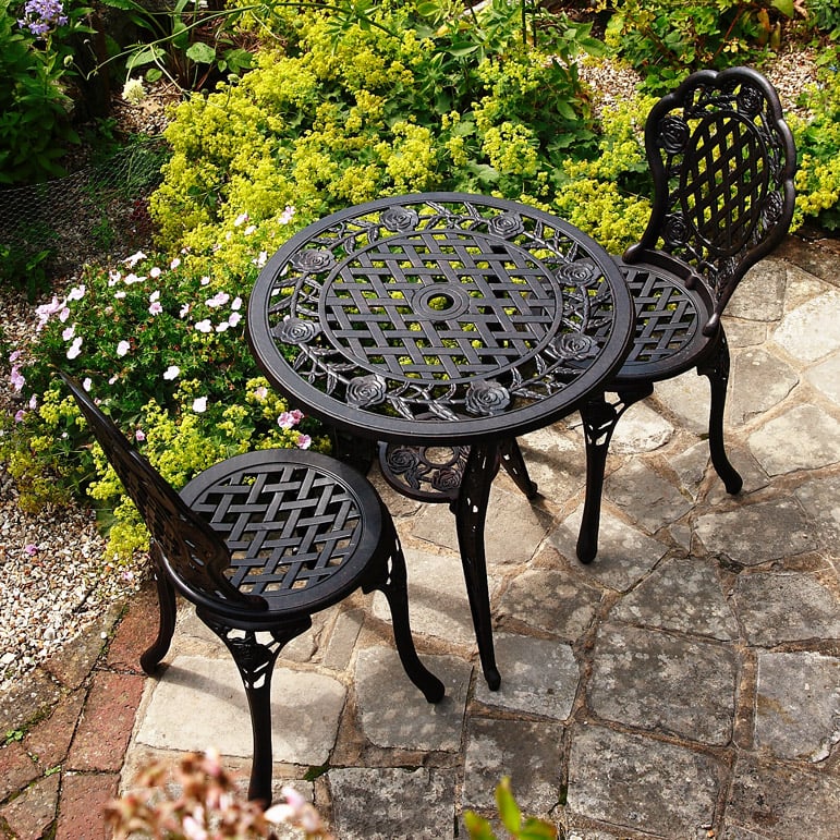 ROSE Bistro Set (Tisch mit 2 Stühlen)