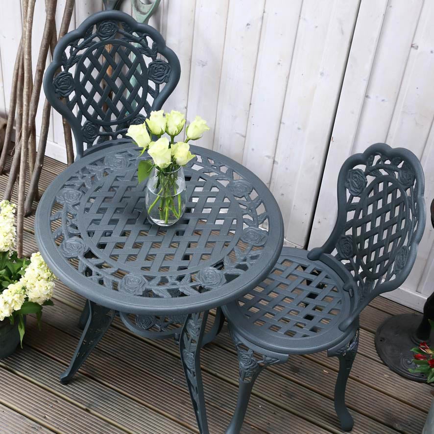 ROSE Bistro Set (Tisch mit 2 Stühlen)